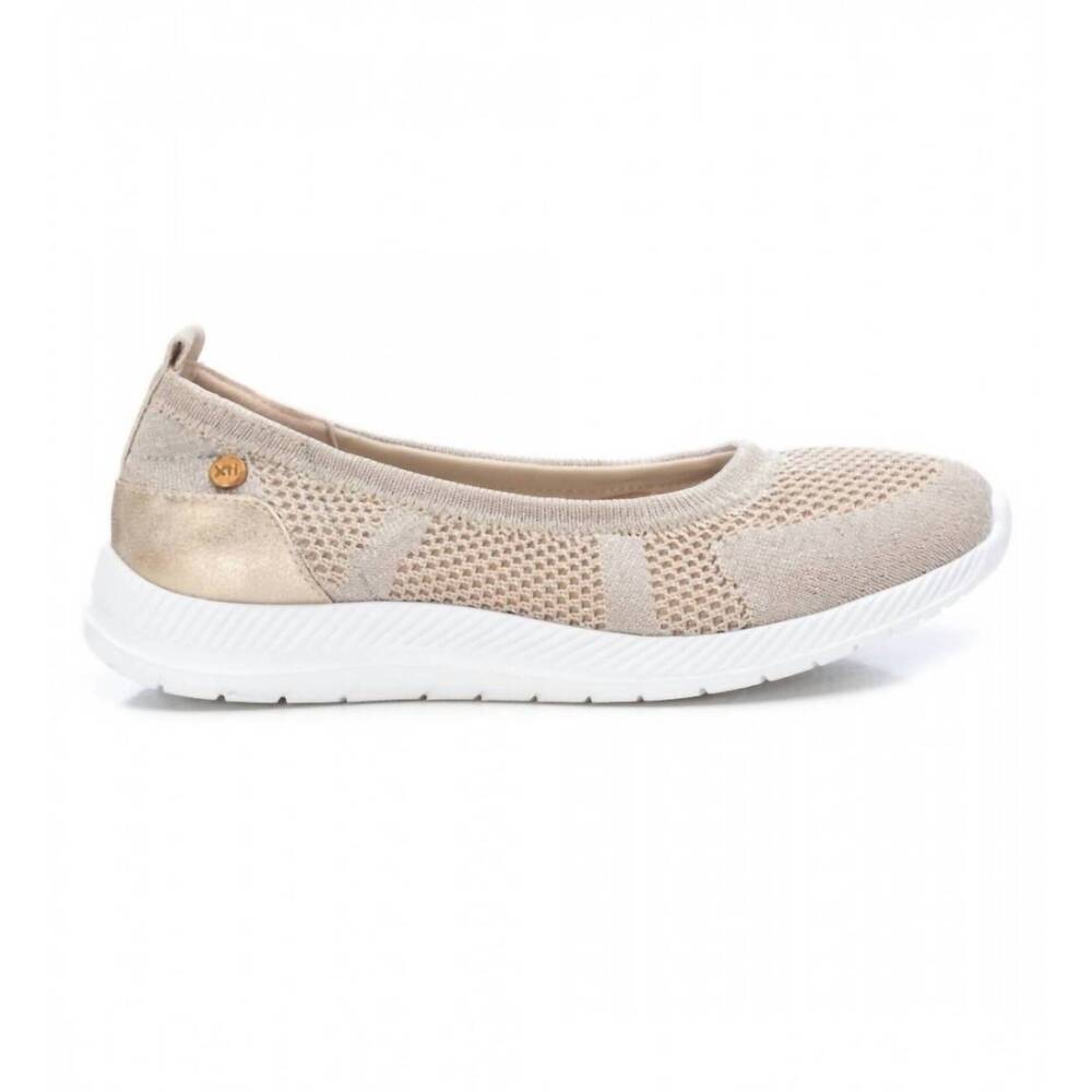NEW XTI women's ballet flats in gold